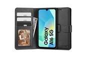 Mobil - Covers & Cases - Tech-Protect Wallet Case for Samsung Galaxy A16 4G / 5G - Black - 5906302372706