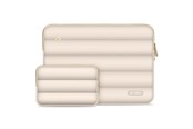 Tasker - Tech-Protect Puffy Laptop Bag 13-14 - Beige - 5906302375264
