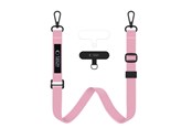 Mobil - Andet Tilbehør - Tech-Protect C65 Rope Crossbody Leash - Pink - 5906302370986