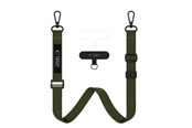 Mobil - Andet Tilbehør - Tech-Protect C65 Rope Crossbody Lanyard - Olive - 5906302371006