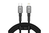 USB kabel - Tech-Protect Ultraboost DNA USB-C / Lightning PD27W/3A 200 cm cable - grey - 5906302380886