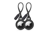 Mobil - Covers & Cases - Tech-Protect Rough 2-pack Case for Apple AirTag - Black - 5906302360772