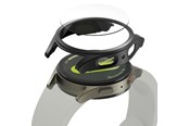 Mobil - Beskyttelsesglas - Ringke Slim & Tempered Glass Case+Glass Set for Samsung Galaxy Watch 7 44mm - Black - 8809961787898