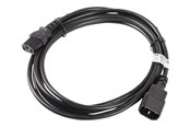 Strømkabel (ekstern) - Lanberg - power extension cable - power IEC 60320 C13 to IEC 60320 C14 - 3 m - CA-C13E-11CC-0030-BK