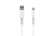 USB kabel - FIXED LIQUID Silicone cable USB-A/Lightning 1.2m White - FIXD2-UL12-WH
