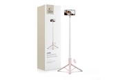 Mobil - Andet Tilbehør - Tech-Protect Selfie Stick L09S with Tripod - Pink - 5906302330898