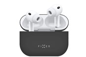 Mobil - Andet Tilbehør - FIXED Silky Silicone case for Apple AirPods Pro 3 Black - FIXSIL-1629-BK
