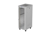 Rack skabe - Lanberg FF01 series V2 - rack - 600 x 800 flat pack with glass door LCD - 32U - FF01-6832-12SL