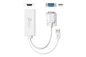 Skærmkabel - j5create JDA214 - adapter cable - 17.6 cm - JDA214-N