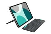 Tastatur - Logitech Flip Folio - keyboard and folio case full size - QWERTY - English - graphite Input Device - Tastatur & Folio sæt - Engelsk - Grå - 920-013403
