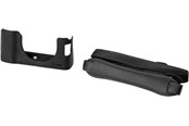 Kameratasker - SmallRig 4700 Leather Half Case Kit for FUJIFILM X100VI (Black) - 4700