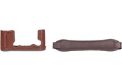 Kameratasker - SmallRig 4710 Leather Half Case Kit for Fujifilm X-T50 Brown - 4710