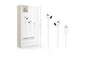 Hovedtelefoner/headset - Tech-Protect Ultraboost Core G2 Lightning Headphones - White - 5906302332342