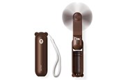 Powerbank - Jisulife Handheld Fan Life8 Plus Portable USB Fan with Power Bank Function 4500mAh and Flashlight - Brown Powerbank - Brun - 4500 mAh - 6975061537199