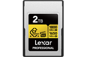 Hukommelseskort - Lexar Professional GOLD CFexpress 4.0 Type A - 2TB - LCAEXG4002T-RNENG