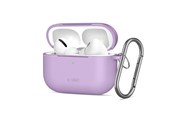 Mobil - Covers & Cases - Tech-Protect Silicone Hook Case for AirPods Pro - Purple - 5906302333103