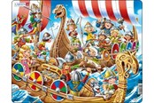 Puslespil - Larsen Puzzles Puzzle Vikings - 30 pieces Maxi (36.5x28.5 cm) Floor - US41