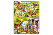 Puslespil - Larsen Puzzles Puzzle Horses - 50 pieces Maxi (36.5x28.5 cm) Floor - US26