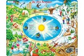 Puslespil - Larsen Puzzles Puzzle The Four Seasons - 44 pieces Maxi (36.5x28.5 cm) Floor - SS3