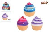 Små gaver til børn - Van Manen XXL Squeeze Cupcake 3 ass. Ø 14 cm - 120210