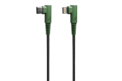USB kabel - Hune Hiedra Braided 90° USB Cable Type C to Lightning 1.2m - Forest Green - AT-ACC-CA-364
