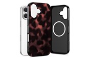 Mobil - Covers & Cases - Tech-Protect Lamano MagSafe Case for iPhone 16 - Black & Red - 5906302333684