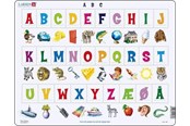 Puslespil - Larsen Puzzles Puzzle Learn the letters (29) - 29 pieces Maxi (36.5x28.5 cm) Floor - LS829