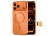Mobil - Covers & Cases - Tech-Protect Magpeak Magsafe CC Case for iPhone 17 Pro - Clear Orange - 5906302333813