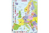 Puslespil - Larsen Puzzles Puzzle Europe (tall format) - 48 pieces Maxi (36.5x28.5 cm) Floor - K2