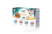Katte - Catit - Dinner Dual-layer Wet Food for Cats - Multipack fish 12x75 g - 44720