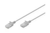 Netværkskabel - DIGITUS patch cable - grey - Grå - DK-1618-030S