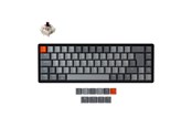 Tastatur - Keychron K6 RGB Aluminium Wireless Hot Swap Gateron Brown - Gaming Tastatur - Uden Numpad - Nordisk - Sort - K6-Q3-BO