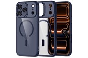 Mobil - Covers & Cases - Tech-Protect MagMat MagSafe Case for iPhone 17 Pro Max - Clear - Navy Blue - 5906302334278