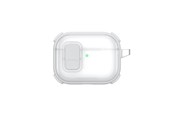 Mobil - Andet Tilbehør - AmazingThing Titan Pro Mag Case Clear for AirPods Pro 3 - White - APRO3TPWH