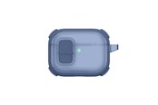 Mobil - Andet Tilbehør - AmazingThing Titan Pro Mag Case Clear for AirPods Pro 3 - Blue - APRO3TPBU