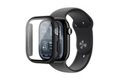 Smartwatch - Tilbehør - AmazingThing Radix Glass Screen Protector with Case for Apple Watch Series 11 42mm - Black - AIW42RBK