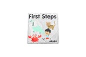 Babylegetøj - Akuku Soft bath book with squeaker FIRST STEPS - A0477