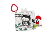 Babylegetøj - Akuku First book from fabric sensory book ANIMALS KING - A0481