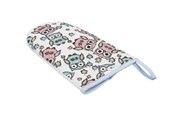 Baby Udstyr - Akuku Washing glove terry with PU sponge OWLS - A1144