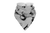 Baby Udstyr - Akuku Baby bandana (1 pc) snap fastener CATS - A1502