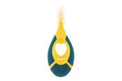 Baby Udstyr - Akuku First toothbrush 0-2y yellow/navy blue - A0158