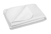 Baby Udstyr - Akuku Waterproof bed pad terry 90 x 200 cm WHITE - A1286