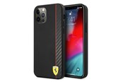Mobil - Covers & Cases - Ferrari FESAXHCP12LBK iPhone 12 Pro Max Carbon Stripe - Black - 3700740499443