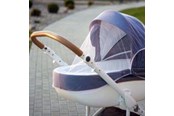 Baby Udstyr - Akuku Mosquito net for stroller WHITE - A0445