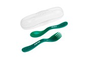 Baby Udstyr - Akuku Cutlery set in case dark green - A0074