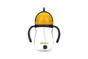 Baby Udstyr - Akuku Non-spill cup with weighted straw NAVY BLUE/YELLOW - A0165