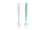 Baby Udstyr - Akuku Soft silicone spoon WHITE - A0417