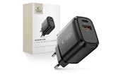 Mobil - Adaptere & Opladere - Tech-Protect NCA45W-GAN AC Charger 2-Ports USB-C / USB-A 45W - Black - 5906302335992