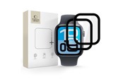 Mobil - Beskyttelsesglas - Tech-Protect Glass Flex+ 2-pack for Apple Watch 44mm - Black - 5906302336098