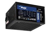 Strømforsyning - Akyga Classic Series AK-C1-500 - power supply - 500 Wh Strømforsyning - 500 Watt - 120 mm - ATX 2.31 - 80 Plus White certified - AK-C1-500